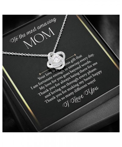 Mothers Day Gifts For Mom From Daughter, Mothers Day Necklace For Mom With Luxury Lighted Box & Heartfelt Message, Mother Dau...