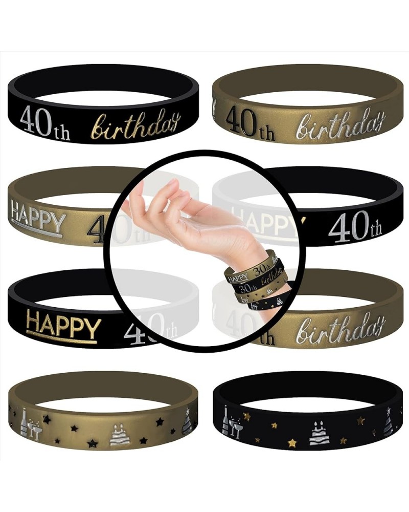 BlueBell Baby 30th Birthday Celebration Wristband Party Favors, Durable, Classy Design (30th Birthday) 40th Birthday $10.52 R...