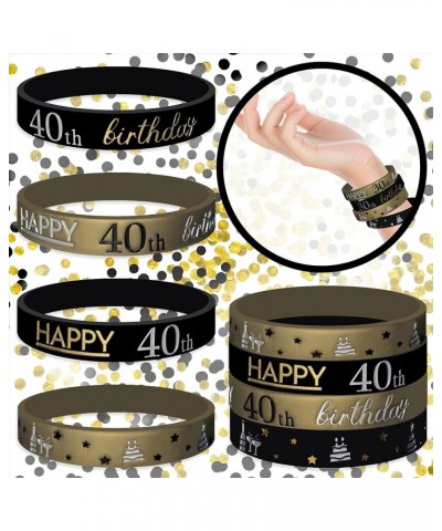 BlueBell Baby 30th Birthday Celebration Wristband Party Favors, Durable, Classy Design (30th Birthday) 40th Birthday $10.52 R...