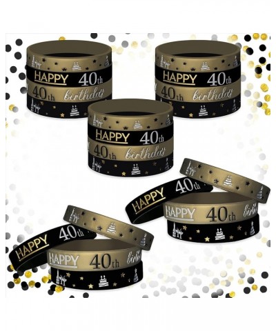 BlueBell Baby 30th Birthday Celebration Wristband Party Favors, Durable, Classy Design (30th Birthday) 40th Birthday $10.52 R...