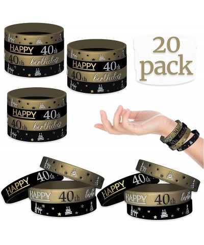 BlueBell Baby 30th Birthday Celebration Wristband Party Favors, Durable, Classy Design (30th Birthday) 40th Birthday $10.52 R...