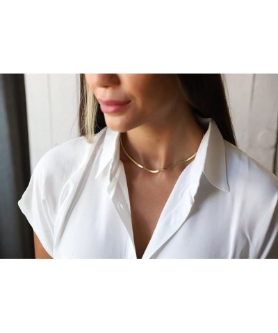 Chunky Chain Necklace for Women Thick Chain Collar Necklace Trendy Necklaces Cable Link Chain Choker Necklaces for Women Chun...