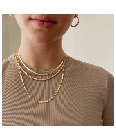 Chunky Chain Necklace for Women Thick Chain Collar Necklace Trendy Necklaces Cable Link Chain Choker Necklaces for Women Chun...