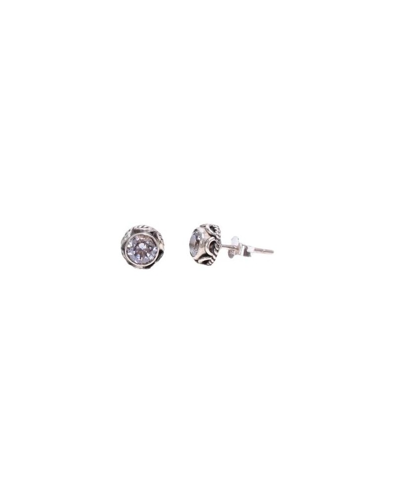 Studs Earrings Studs 925 Sterling Silver, Jewellery Studs for Office & Everyday Use, Stone Jewelry Gifts for Women, Girls Cle...