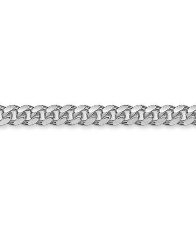 Shop Cuban Bracelet - 3MM/6MM/5MM//8MM/12MM Sizes - 6/7/8/9 Inch Lengths - Gold/White Gold - Unisex 8.0 Inches 5MM Cuban Whit...