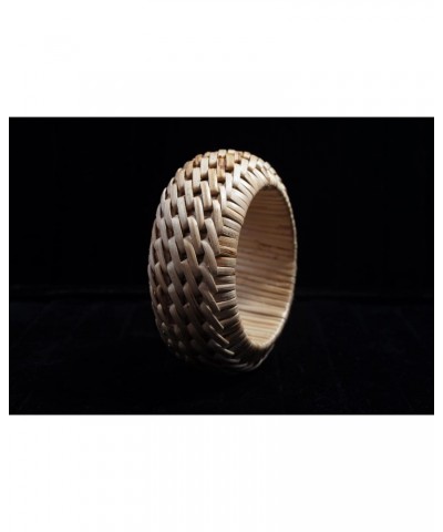 Veracious Weave Collection - Handwoven Bold Natural Organic Cane Rattan Bracelets (Medium Hand Size) $15.27 Bracelets