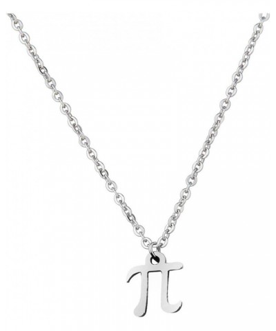 Pi Symbol Pendant Necklace 3.14 Math Sign Jewelry Pi Day Gift For Science Math Lover Teacher Pi necklace $10.07 Necklaces