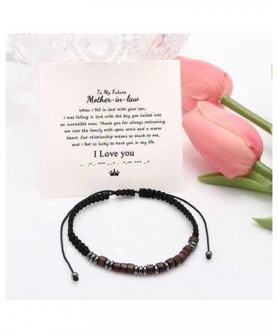 Morse Code Bracelets for Women Men Gifts for Him Boyfriend Girlfriend Mom Sister Daughter Son Granddaughter Grandson Husband ...