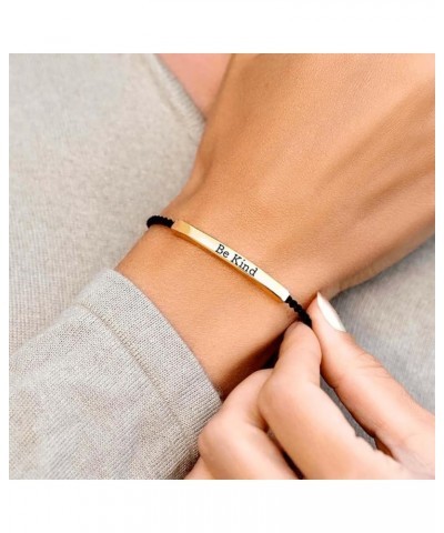 Tube Motivational Bracelet for Women Men, Remember Who Be Kind Of A Stainless Steel Adjustable Boys Best Friends Teen Girls I...