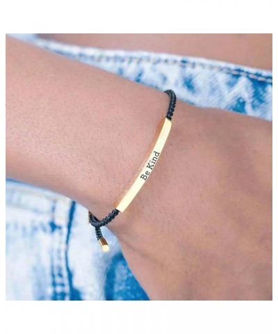 Tube Motivational Bracelet for Women Men, Remember Who Be Kind Of A Stainless Steel Adjustable Boys Best Friends Teen Girls I...