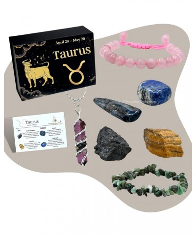 Aquarius Gifts Crystal Kit for Women Men, Combo Set of Healing Stones, Bracelets and Necklaces Pulseras Para Hombres Mujer St...