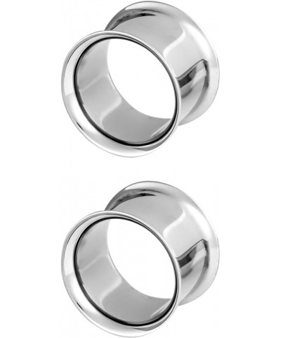 Surgical Steel Ear Gauges, Double Flared Saddle Tunnel Plug Earrings, 12mm - 18mm 14mm (9/16 Inch) $10.19 Body Jewelry