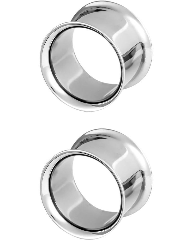 Surgical Steel Ear Gauges, Double Flared Saddle Tunnel Plug Earrings, 12mm - 18mm 14mm (9/16 Inch) $10.19 Body Jewelry