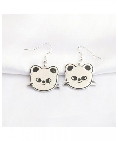 Stay Earrings Skz Member Gift Stay Merch Stay Fan Gift Stay Animal Charms Earrings Cat $10.02 Earrings