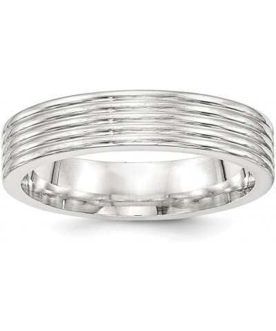 Sterling Silver 5mm Polished Fancy Band Ring $39.82 Bracelets