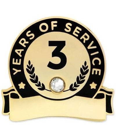 Years of Service Recognition Personalized Engravable Lapel Pin 3 Years $13.97 Brooches & Pins