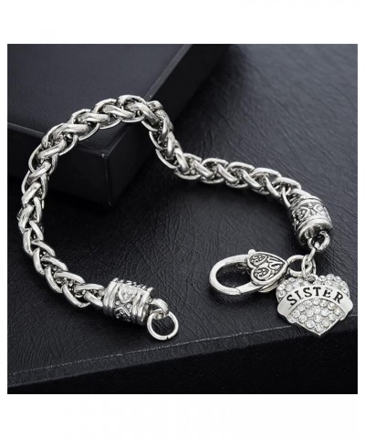 Big Sis Sister Mom Daughter Bracelet Family Alloy Zircon Jewelry Big-Sis $8.84 Bracelets