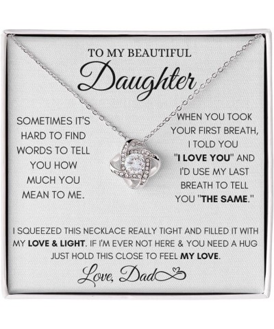 Gift For Daughter From Dad, Daughter Father Necklace, Daughter Gift From Dad, Father Daughter Gifts, Graduation Christmas Bir...