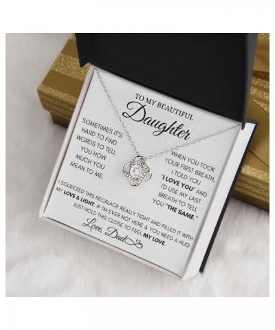 Gift For Daughter From Dad, Daughter Father Necklace, Daughter Gift From Dad, Father Daughter Gifts, Graduation Christmas Bir...