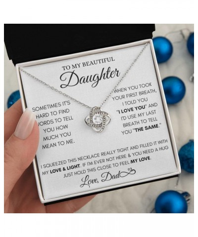 Gift For Daughter From Dad, Daughter Father Necklace, Daughter Gift From Dad, Father Daughter Gifts, Graduation Christmas Bir...