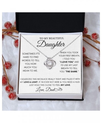 Gift For Daughter From Dad, Daughter Father Necklace, Daughter Gift From Dad, Father Daughter Gifts, Graduation Christmas Bir...