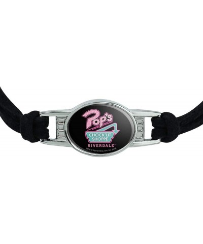 Riverdale Pops Chock'lit Shoppe Novelty Suede Leather Metal Bracelet black $11.99 Bracelets