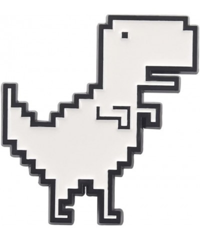 Funny Pixel Dinosaur Enamel Brooch Pin - Cartoon Dinosaur Badge for Women Men Fun Jewelry Dinosaur $5.09 Brooches & Pins