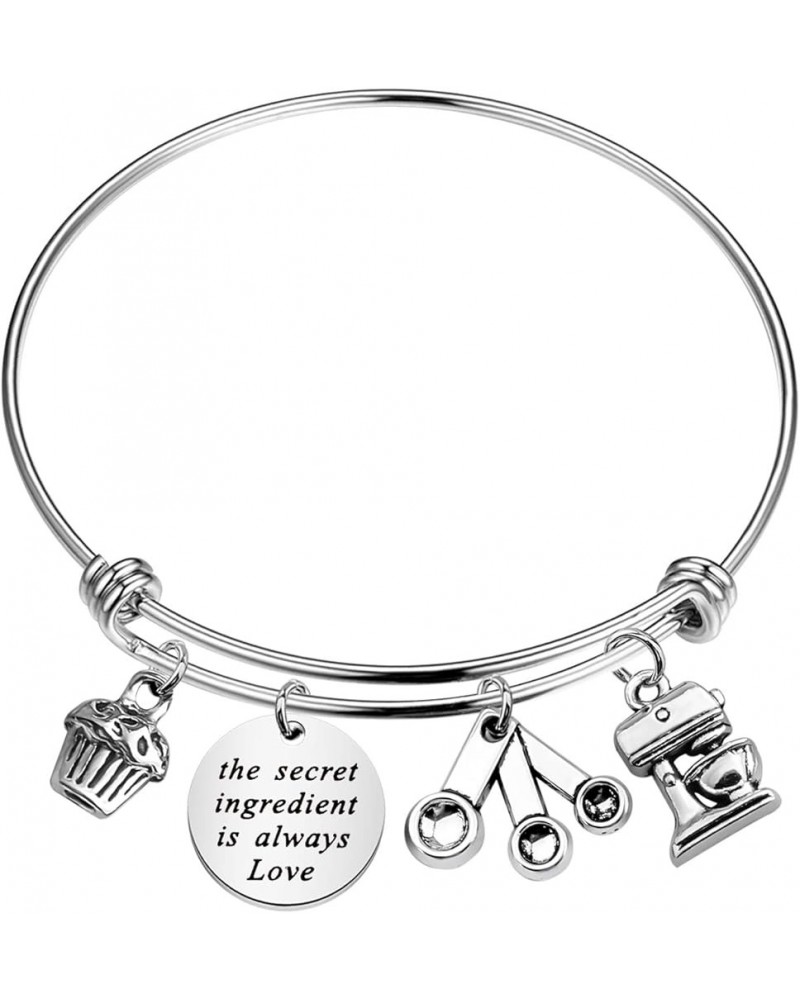 Baker Bracelet the Secret Ingredient is Always Love Inspirational Gifts for Baker Pastry Chef Culinary Students the secret in...