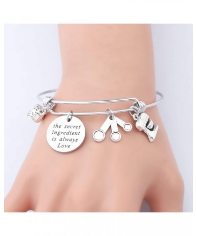 Baker Bracelet the Secret Ingredient is Always Love Inspirational Gifts for Baker Pastry Chef Culinary Students the secret in...