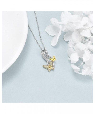 Mother's Day Gifts for Mom Necklace Cross Jewelry Gifts for Mother Daughter Grandma 925 Sterling Silver Cross Pendant Necklac...