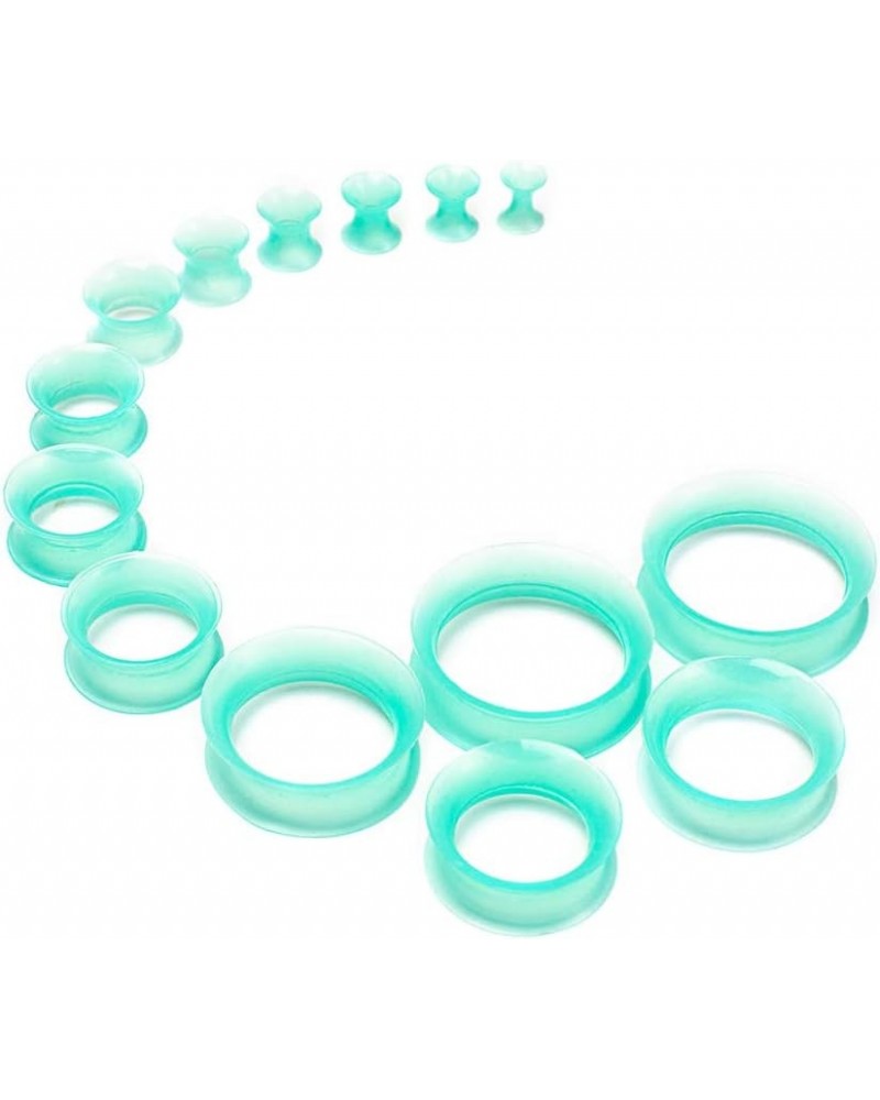 20/28pcs Ear Tunnels Plugs Stretching-kit Set : Hollow Hard/Soft Silicone Double Flare Plugs and Tunnels Ear Expander Gauges ...