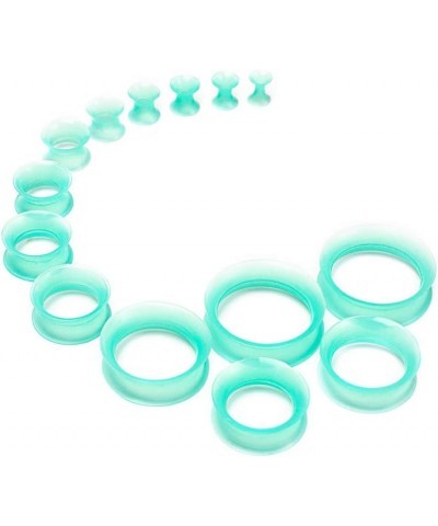 20/28pcs Ear Tunnels Plugs Stretching-kit Set : Hollow Hard/Soft Silicone Double Flare Plugs and Tunnels Ear Expander Gauges ...