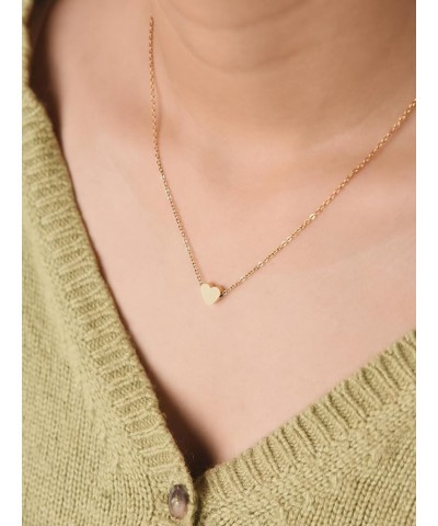 To My Girlfriend Necklace, Romantic Gift for Her, Things to Get to Your Girfriend Card 7 - Gold Heart $7.79 Necklaces