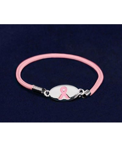 Pink Ribbon Stretch Bracelets for Breast Cancer Awareness 5 Bracelets $10.37 Bracelets