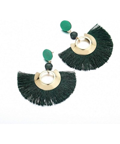 Bohemian Big Tassel Drop Earrings Women Fringe Handmade Statement Woman Earrings Jewelry FOF52950 $9.43 Earrings