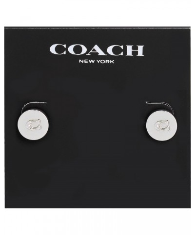 Coach Women's Signature Coin Stud Earrings $25.00 Earrings