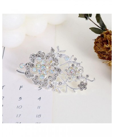 Exquisite Rhinestone Flower/Butterfly Brooches, Luxury Elegant Brooch Pins Sparkling Banquet Jewelry Gifts for Women, Girls, ...