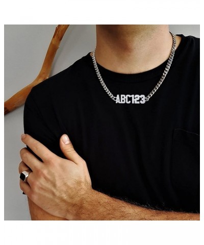 Could Customize Reputation Script Necklace Custom Name Necklace for Men Women, Personalized Different Style Sleek Stainless S...