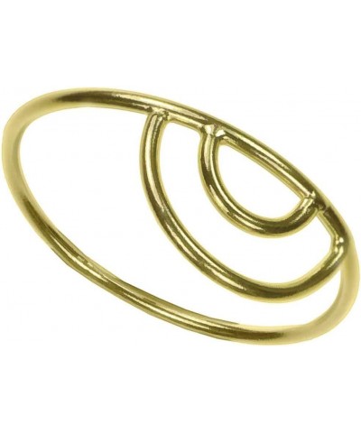 Wire rings 14k gold fill or sterling silver 9 Double Arch 14K Gold Filled $8.97 Body Jewelry