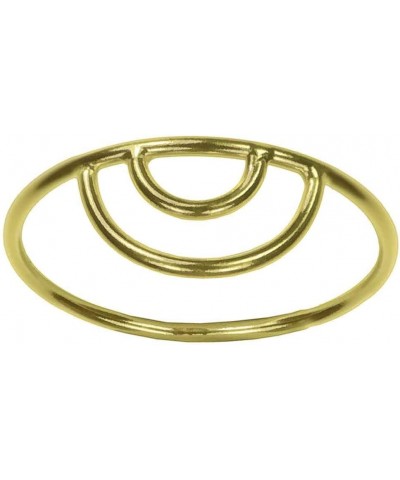 Wire rings 14k gold fill or sterling silver 9 Double Arch 14K Gold Filled $8.97 Body Jewelry