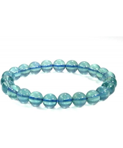 Jan Dee Natural Semi-Precious Gemstone Healing Power Blue Fluorite Crystal Bracelet 10mm/6.5 inch $17.96 Bracelets