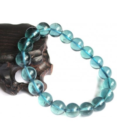 Jan Dee Natural Semi-Precious Gemstone Healing Power Blue Fluorite Crystal Bracelet 10mm/6.5 inch $17.96 Bracelets