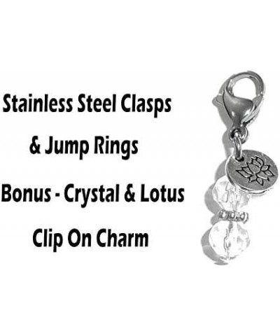 Clip On Charm, Build Your Own Bracelet, Bag, Purse, Handbag, Message, Inspirational, Keychain, Zipper Pull, Jewelry To Teach ...