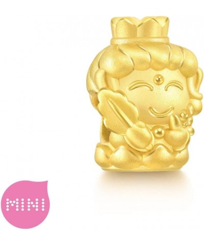 999 24K Solid Gold Zodiac Guardian Buddha Mini Charm Bracelet for Women and Men Buddha for Zodiac Ox & Tiger $86.00 Bracelets