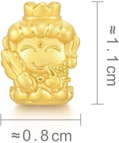 999 24K Solid Gold Zodiac Guardian Buddha Mini Charm Bracelet for Women and Men Buddha for Zodiac Ox & Tiger $86.00 Bracelets