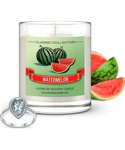 Watermelon Jewelry Scented Candle with Earrings Inside Necklace $13.62 Earrings