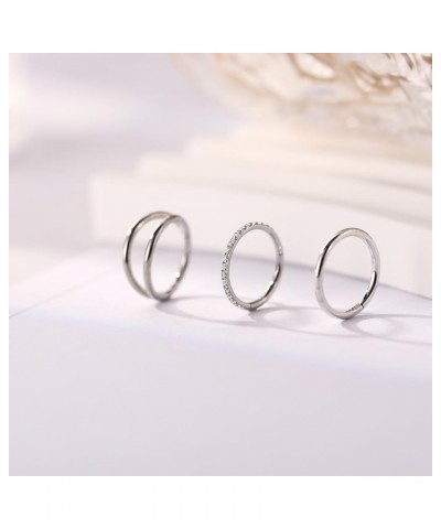 2 Pcs Nose Rings 20G 18G 16G 14G 12G 10G 8G Surgical Steel Piercing Rings for Nose Septum Cartilage Helix Tragus Conch Rook D...