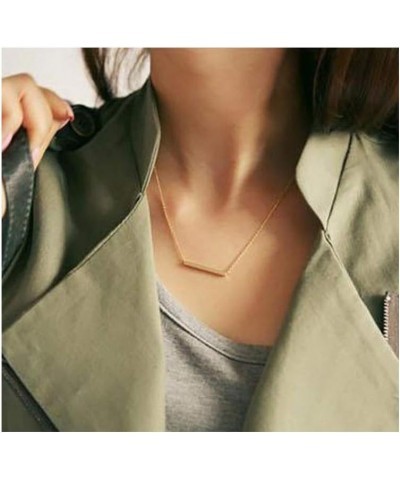 Gold Lariat Necklace for Women Trendy Rose Gold Bar Necklae Y Pendant Necklace Dainty Gold Jewelry Gifts for Girls I2:lariat ...