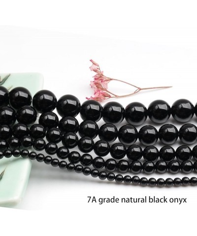 Natural Gemstone 8mm Round Bead Stretch Bracelet, Gemstone Beaded Bracelet For Women, Men And Teenagers Grade 7A black onyx $...