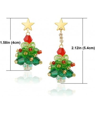 Christmas Drop Dangle Earrings Sets Long Jingle Bell Earrings For Women Xmas Jewelry Christmas Snowman Santa Claus Christmas ...